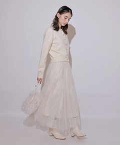 Rirandture(リランドチュール) |Starry veil tulle skirt