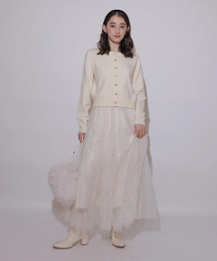 Rirandture(リランドチュール) |Starry veil tulle skirt