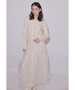 Rirandture(リランドチュール) |Starry veil tulle skirt