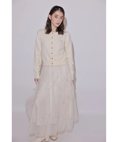 Rirandture(リランドチュール) |Starry veil tulle skirt
