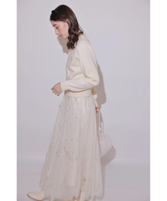 Rirandture(リランドチュール) |Starry veil tulle skirt