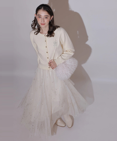 Rirandture(リランドチュール) |Starry veil tulle skirt