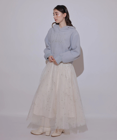 Rirandture(リランドチュール) |Starry veil tulle skirt
