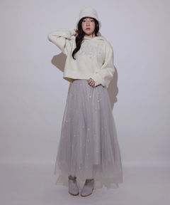 Rirandture(リランドチュール) |Starry veil tulle skirt