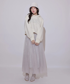 Rirandture(リランドチュール) |Starry veil tulle skirt