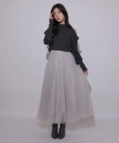 Rirandture(リランドチュール) |Starry veil tulle skirt
