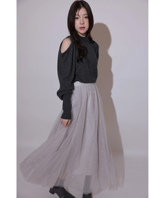 Rirandture(リランドチュール) |Starry veil tulle skirt