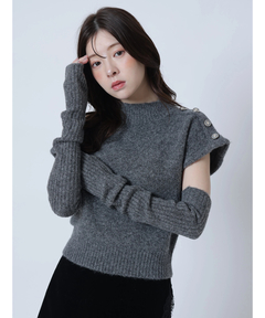 リボンネックペプラムニット | ニット | Rirandture（リランドチュール
