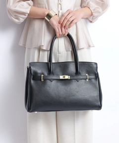 Arpege story select(アルページュストーリーセレクト) |AULENTTI ベルト付レザーバッグ