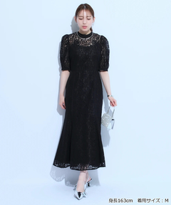 Mystrada(マイストラーダ) |シャンブレーレースマーメイドドレス