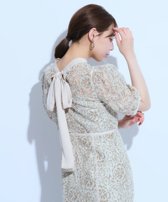 Mystrada(マイストラーダ) |シャンブレーレースマーメイドドレス