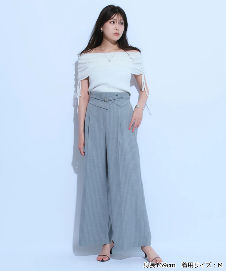 折り返しワイドパンツ | パンツ | Mystrada（マイストラーダ  