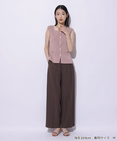 Mystrada(マイストラーダ) |ワンタックストレートパンツ