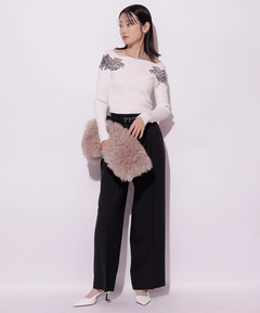 Mystrada(マイストラーダ) |ワンタックストレートパンツ