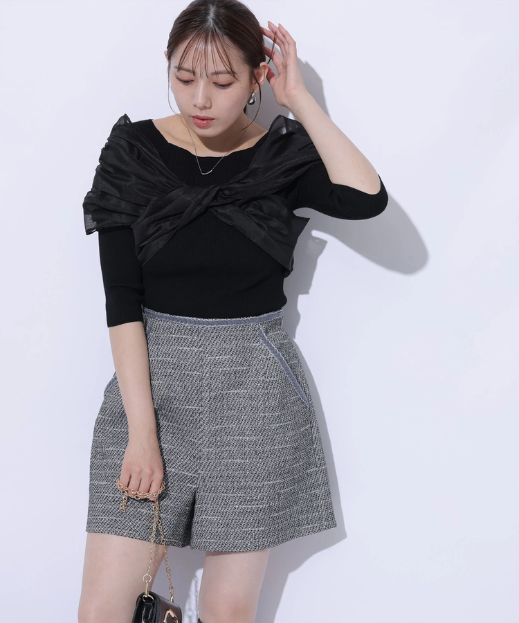 ≪ちばゆかさんコラボ≫ツイードショートパンツ | パンツ | Mystrada  