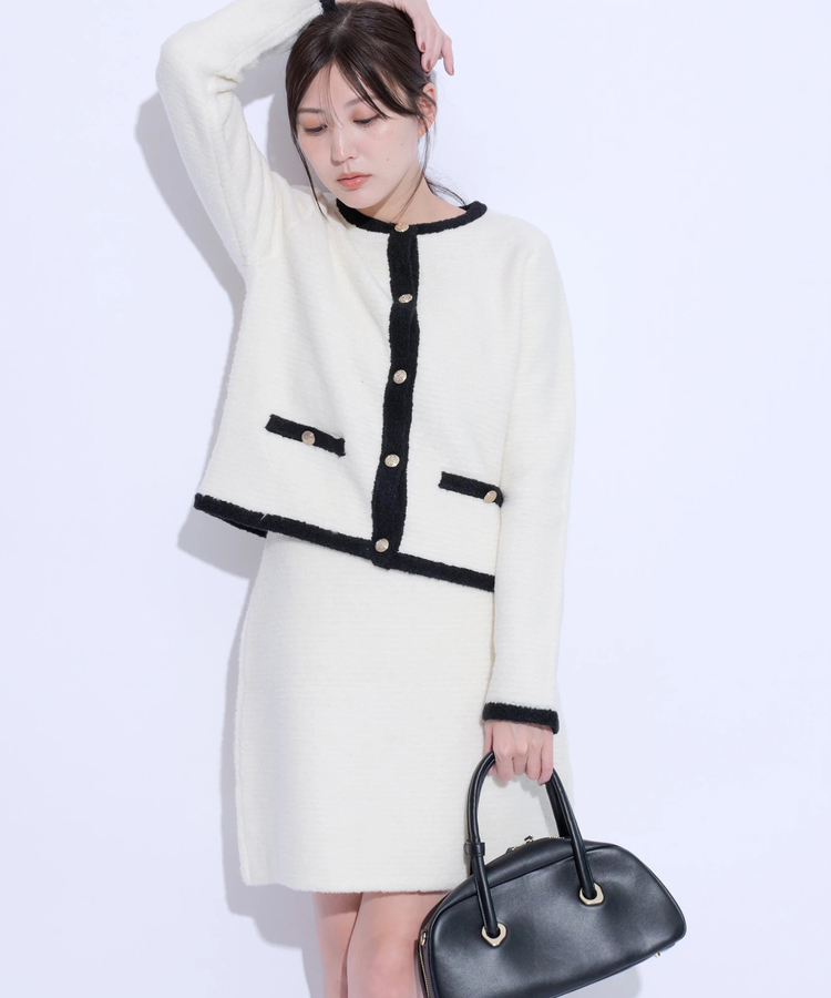 新品マイストラーダ Mystrada36グレー☆ニットセットアップ