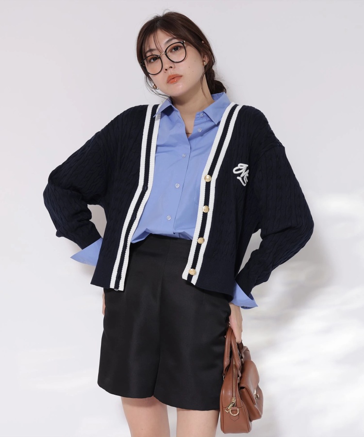 ≪店舗限定≫配色ケーブルカーディガン | カーデ | Mystrada（マイ  