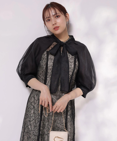 Mystrada(マイストラーダ) |2WAYボレロ付きレースドレス