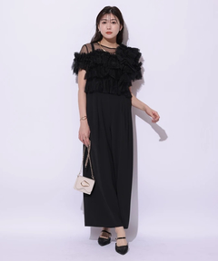 Mystrada(マイストラーダ) |チュールアシメサロペット