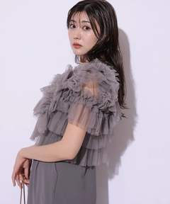 Mystrada(マイストラーダ) |チュールアシメサロペット