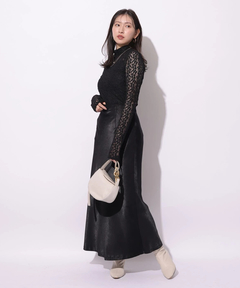 Mystrada(マイストラーダ) |ピーチサテンナロースカート