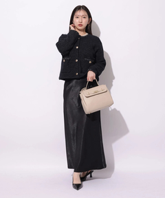 Mystrada(マイストラーダ) |ピーチサテンナロースカート