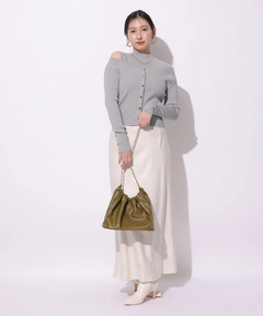 Mystrada(マイストラーダ) |ピーチサテンナロースカート