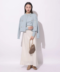 Mystrada(マイストラーダ) |ピーチサテンナロースカート