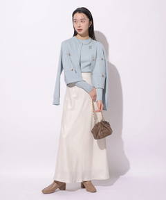 Mystrada(マイストラーダ) |ピーチサテンナロースカート