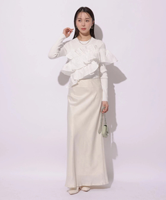 Mystrada(マイストラーダ) |ピーチサテンナロースカート