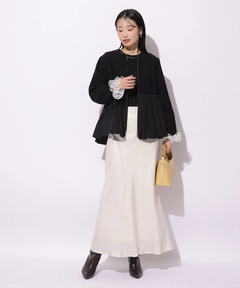 Mystrada(マイストラーダ) |ピーチサテンナロースカート