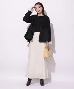 Mystrada(マイストラーダ) |ピーチサテンナロースカート