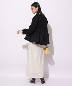 Mystrada(マイストラーダ) |ピーチサテンナロースカート