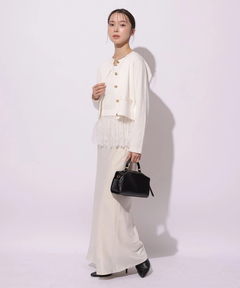 Mystrada(マイストラーダ) |ピーチサテンナロースカート