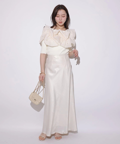 Mystrada(マイストラーダ) |ピーチサテンナロースカート