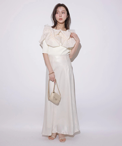 Mystrada(マイストラーダ) |ピーチサテンナロースカート