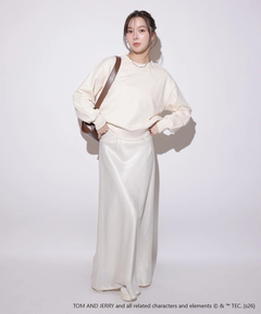 Mystrada(マイストラーダ) |ピーチサテンナロースカート