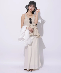 Mystrada(マイストラーダ) |ピーチサテンナロースカート