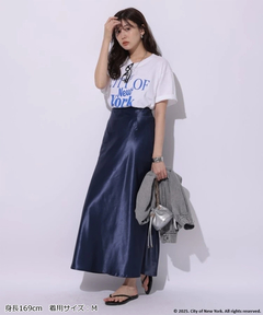 Mystrada(マイストラーダ) |ピーチサテンナロースカート