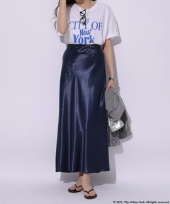 Mystrada(マイストラーダ) |ピーチサテンナロースカート