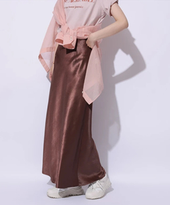 Mystrada(マイストラーダ) |ピーチサテンナロースカート
