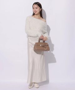 Mystrada(マイストラーダ) |ピーチサテンナロースカート