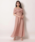 美品♡マイストラーダ　オフショルボイルワンピース　ピンク 美品♡マイストラーダ オフショルボイルワンピース ピンク