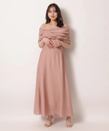 美品♡マイストラーダ　オフショルボイルワンピース　ピンク 美品♡マイストラーダ オフショルボイルワンピース ピンク