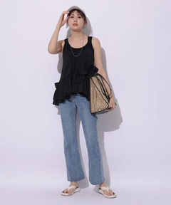 Mystrada(マイストラーダ) |スリムフレアデニム