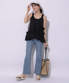 Mystrada(マイストラーダ) |スリムフレアデニム