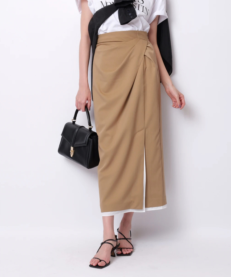 レイヤードドレープスカート | スカート | Mystrada（マイストラーダ  