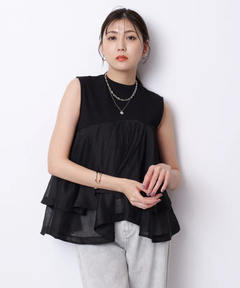 Mystrada(マイストラーダ) |《店舗限定》ティアードドッキングカットソー