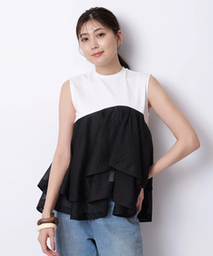 Mystrada(マイストラーダ) |《店舗限定》ティアードドッキングカットソー