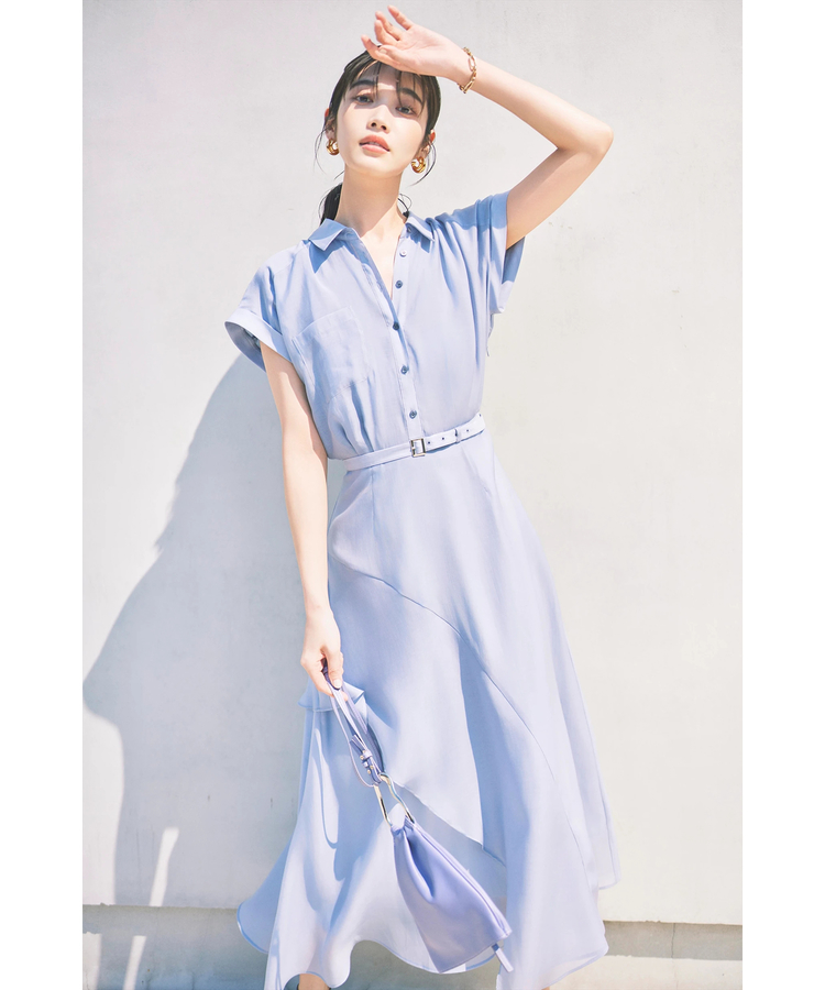 半袖シアーシャツワンピ | ワンピース | Mystrada（マイ
